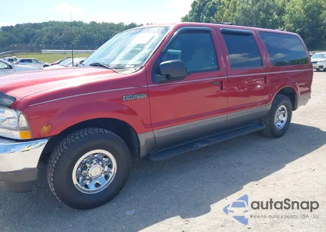 2002 Ford Excursion Xlt z USA, uszkodzony, nr VIN 1FMNU40L12ED70824